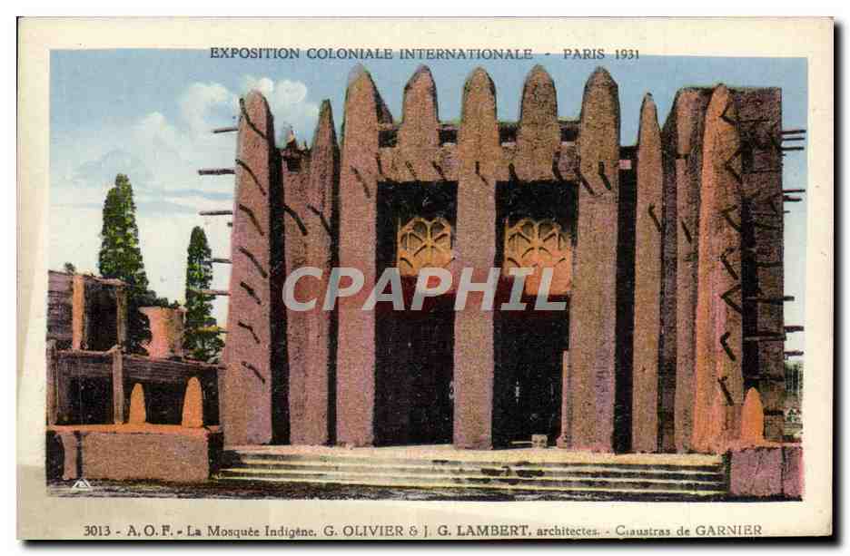 CPA Exposition Coloniale Internationale Paris 1931 AOF La mosquee indigene 