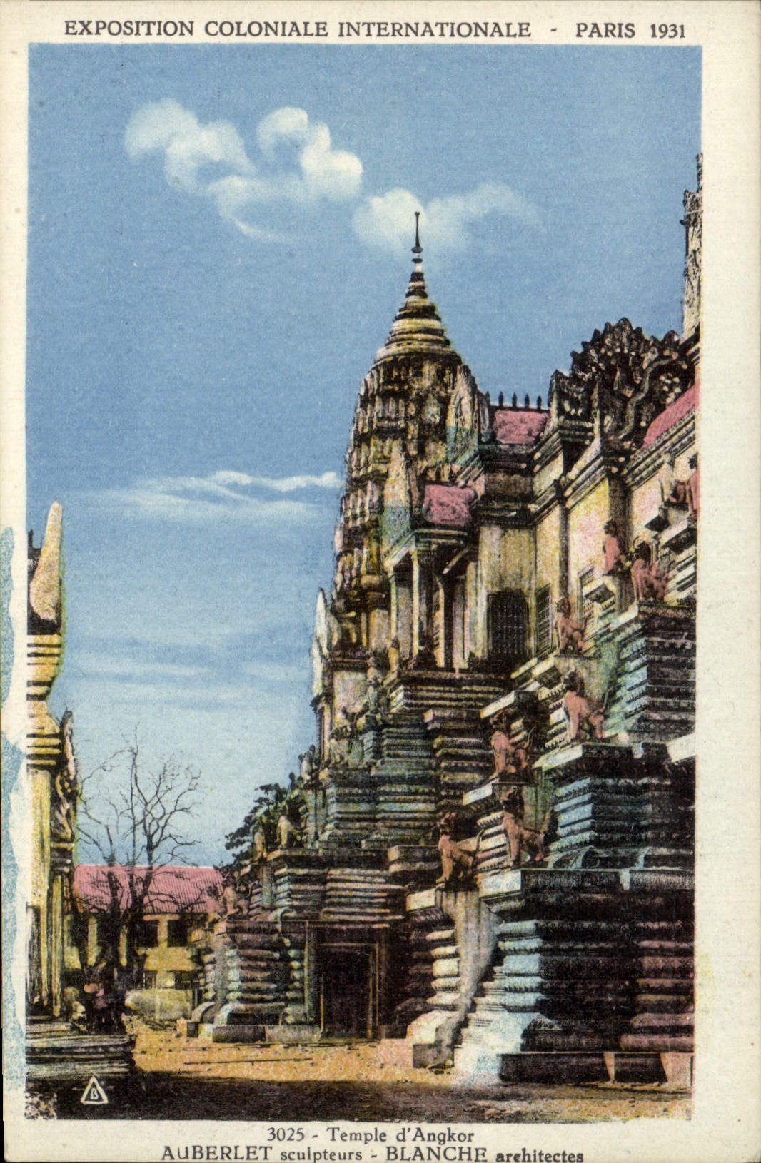 CPA Exposition Coloniale Internationale Paris 1931 Temple d'Angkor 