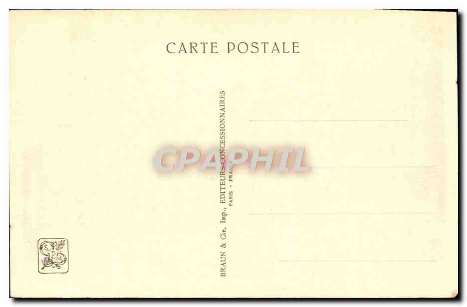 CPA Exposition Coloniale Internationale Paris 1931 Section de l'Indochine Bibliotheque et pagode — Rückseite