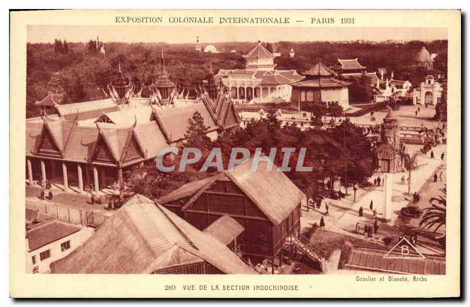 CPA Exposition Coloniale Internationale Paris 1931 Vue de la section indochinoise