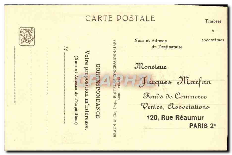 CPA Exposition Coloniale Internationale Paris 1931 Angkor Vat Cour interieure — Rückseite