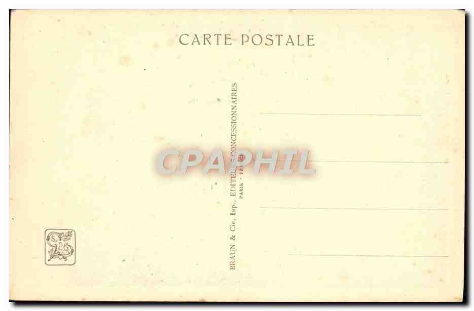 CPA Exposition Coloniale Internationale Paris 1931 Angkor Vat Porte de la salle capitulaire — Rückseite