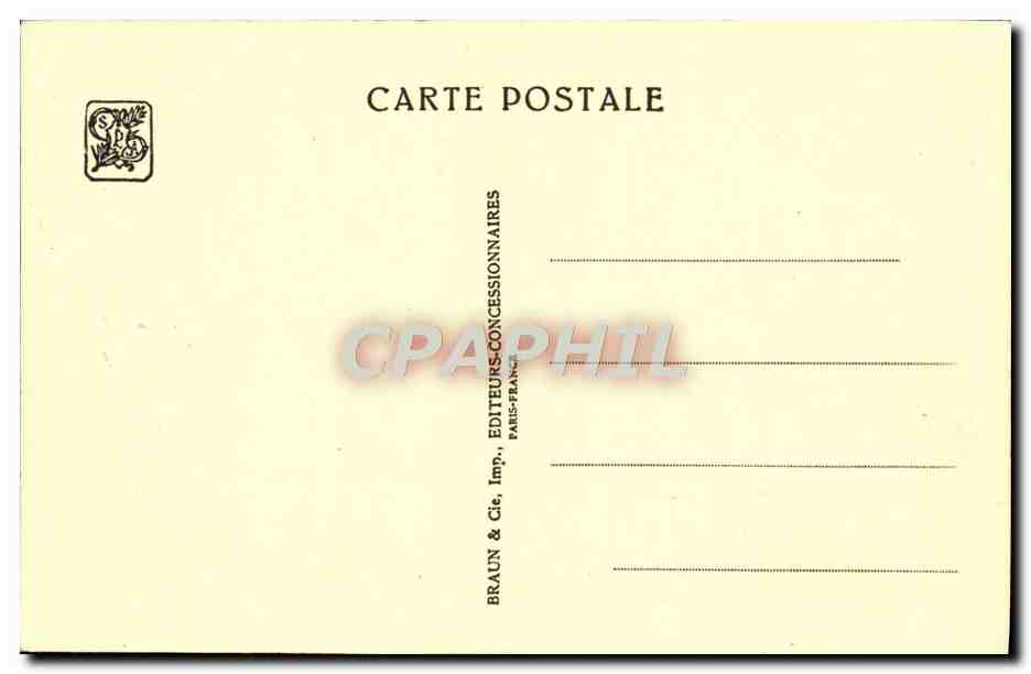 CPA Exposition Coloniale Internationale Paris 1931 Angkor Vat Facade principale — Rückseite