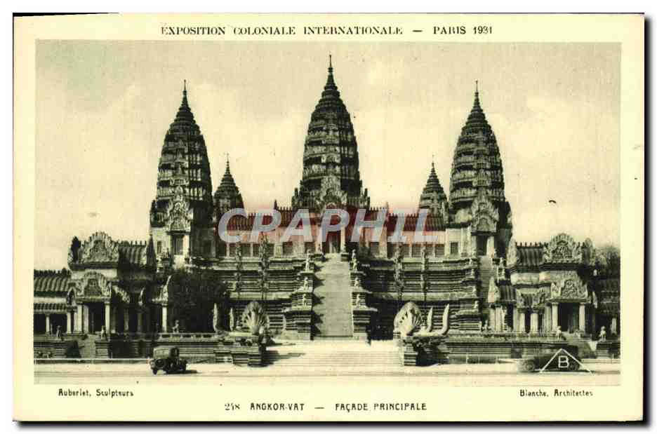Angkor-Vat — Façade principale — Exposition coloniale internationale — Paris 1931