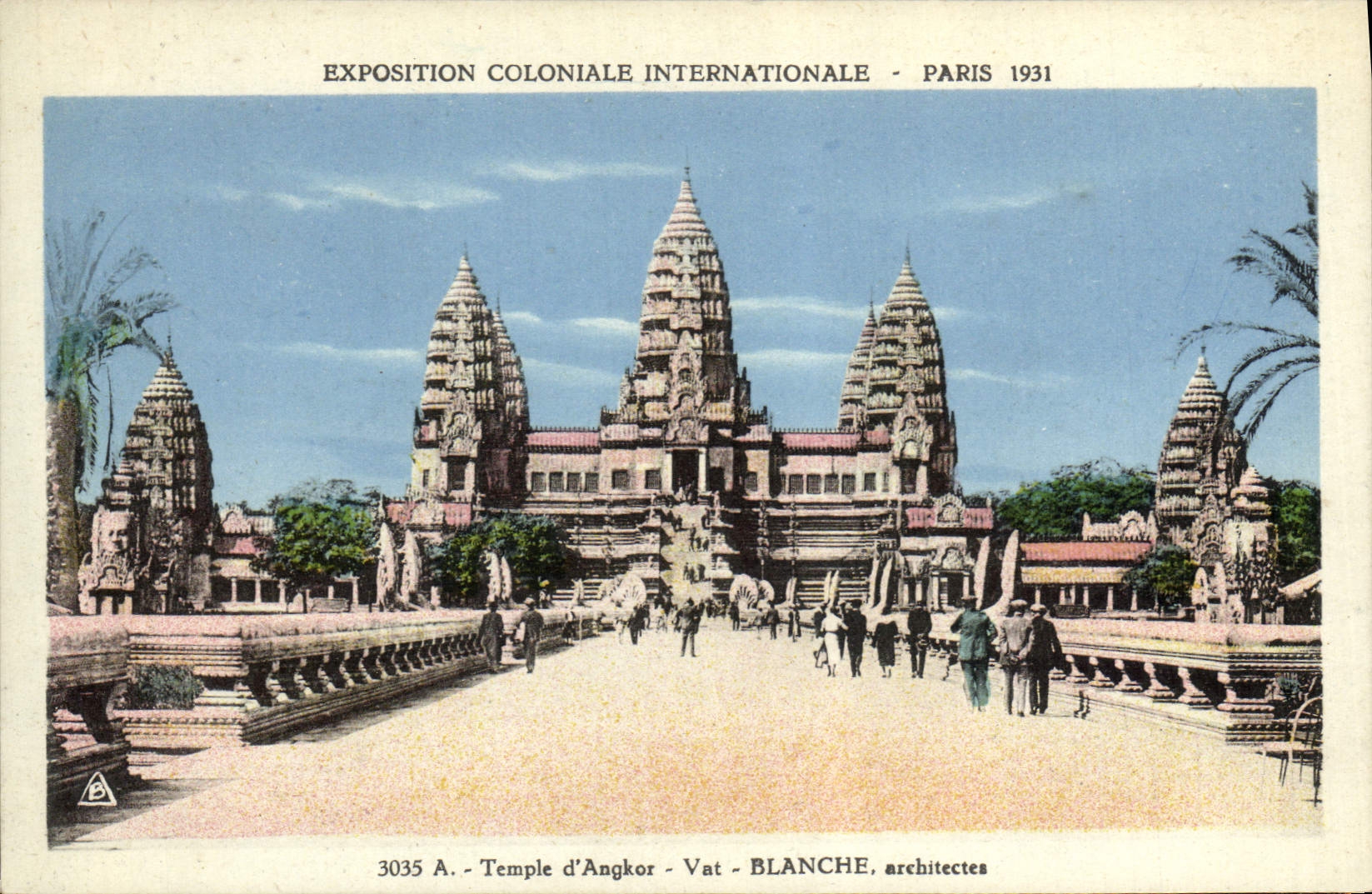 Temple d'Angkor - Vat - Blanche, architectes — Exposition Coloniale Internationale - Paris 1931