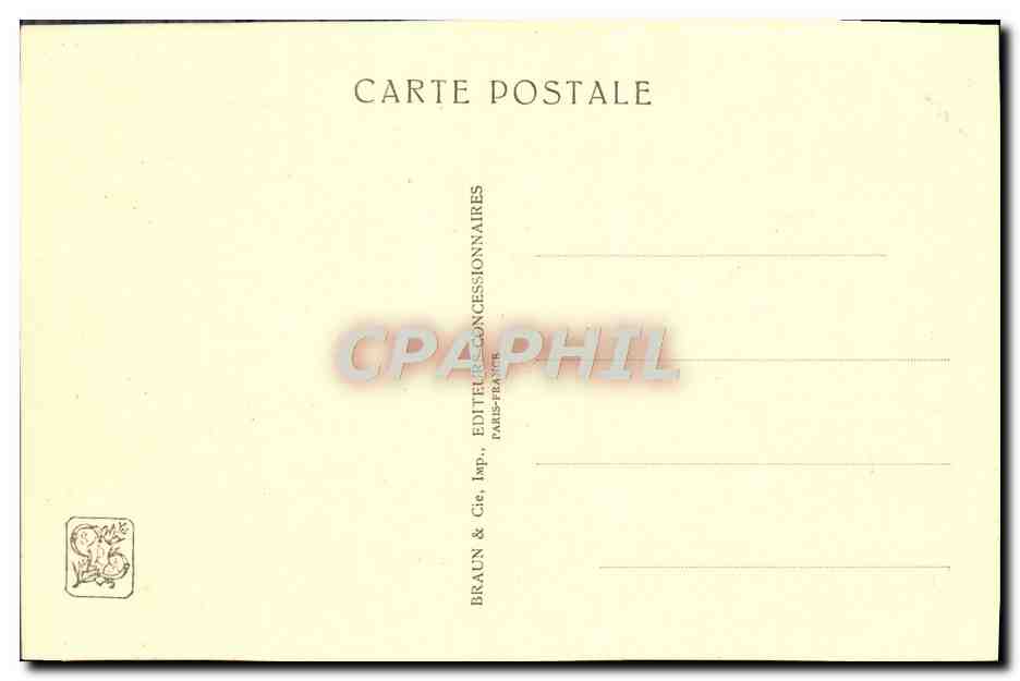 Tempio di Angkor-Vat — Porta — Esposizione Coloniale Internazionale — Parigi 1931 — Verso