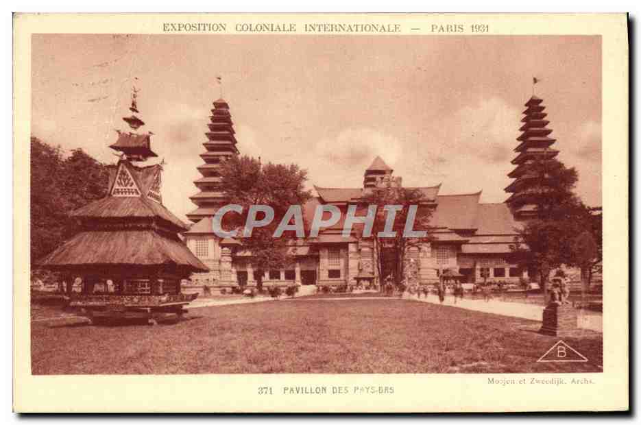 Pavillon des Pays-Bas — Exposition Coloniale Internationale — Paris 1931
