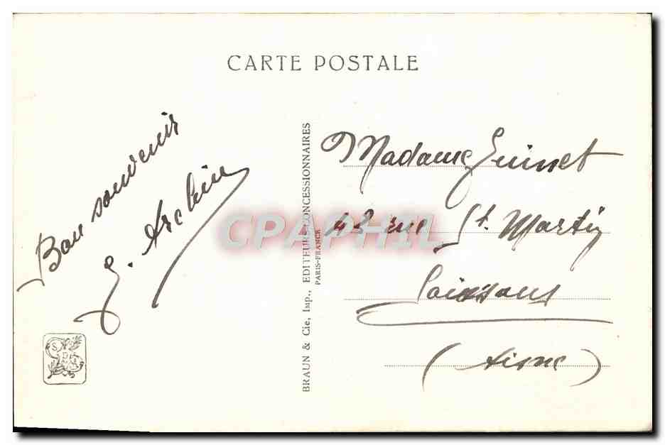Exposition Coloniale Internationale — Paris 1931 — Les Missions Catholiques — Paul Tournon Arch. — Rückseite