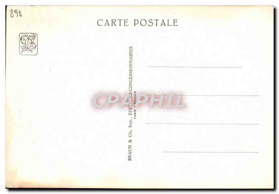 Internationale Kolonialausstellung — Palästinensische Abteilung — Paris 1931 — Wybo Arch. n°418 — Rückseite
