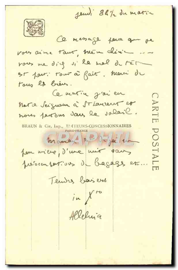 Katholische Missionen — Internationale Kolonialausstellung — Paris 1931 — Paul Tournon Arch. — Rückseite