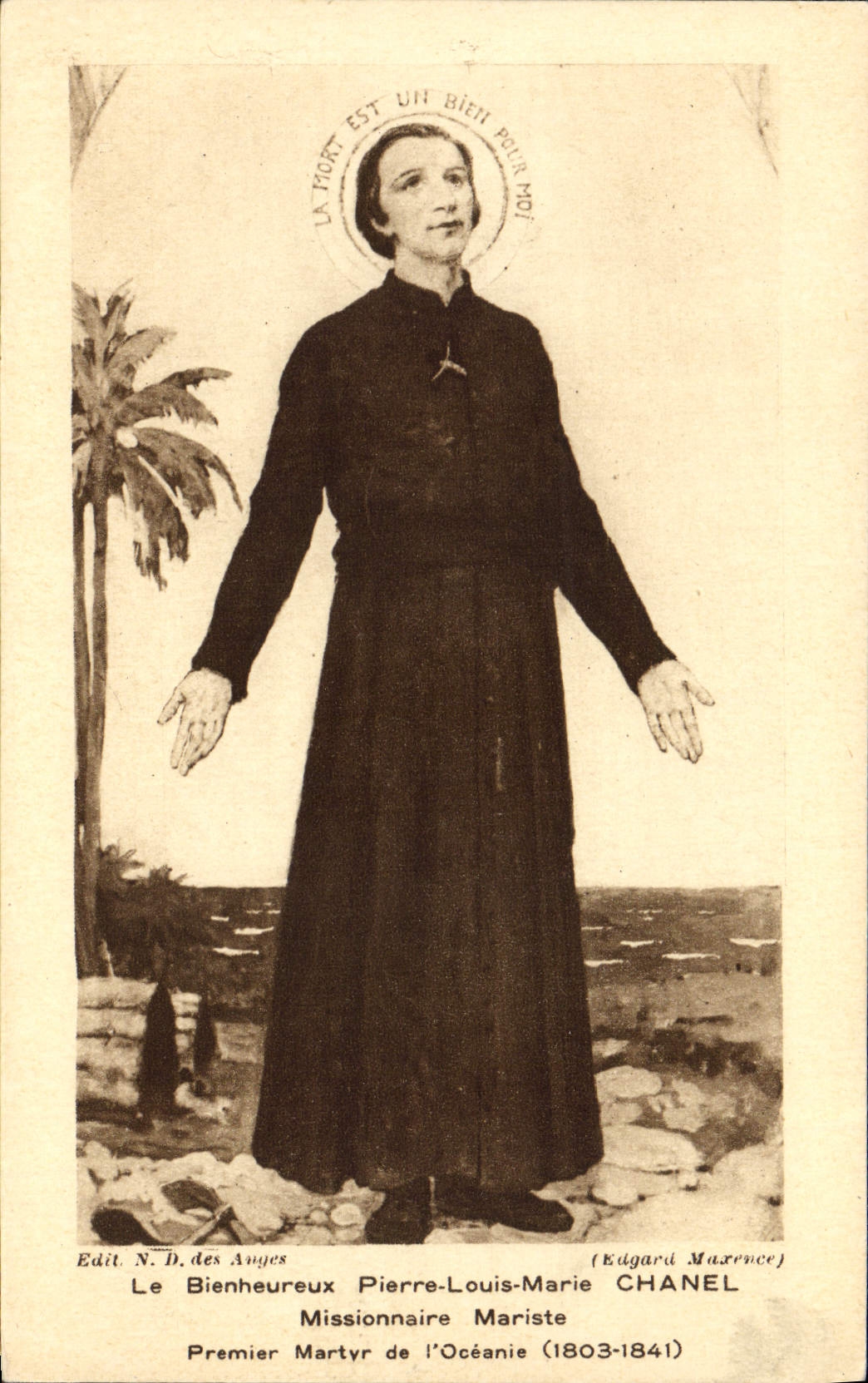 CPA Paris Le Bienheureux Pierre Louis Marie Chanel Premier martyr Oceanie 