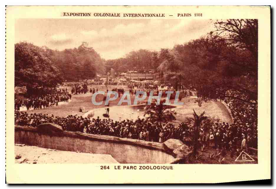 CPA Exposition Coloniale Internationale De Paris Le Parc Zoologique Zoo