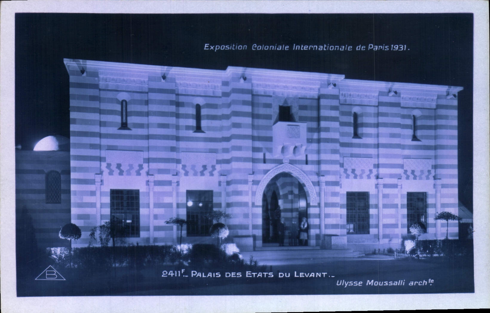 CPA Exposition Coloniale Internationale De Paris Palais Des Etats Du Levant