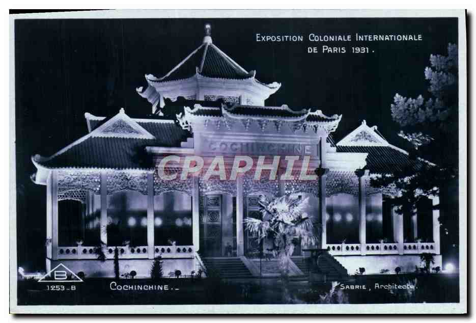 CPA Exposition Coloniale Internationale De Paris Cochinchine