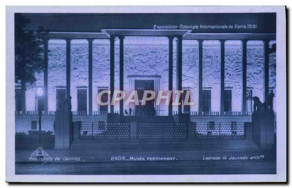Bas-reliefs de Janniot — Musée Permanent — Exposition Coloniale Internationale de Paris 1931 — Laprade et Jaussély architectes - Anverso