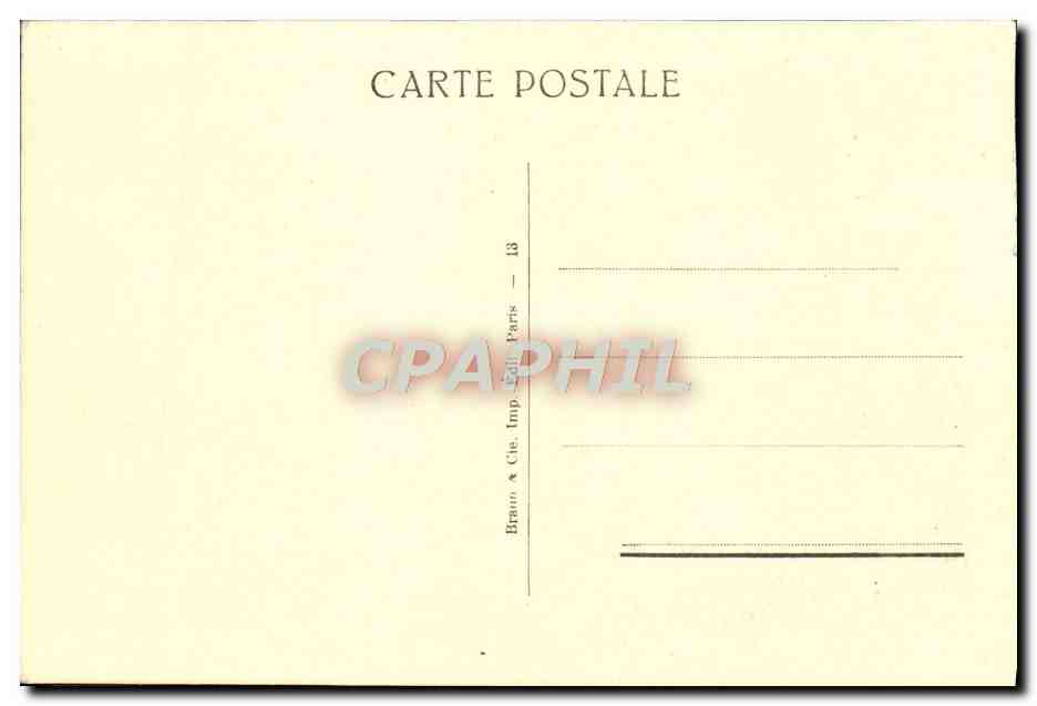 CPA Paris Exposition Internationale Des Arts Decoratifs Pavillon des Grands Magasins du Louvre — Rückseite