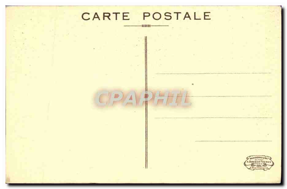 CPA Paris Exposition Internationale Des Arts Decortifs Le Studium Louvre — Rückseite