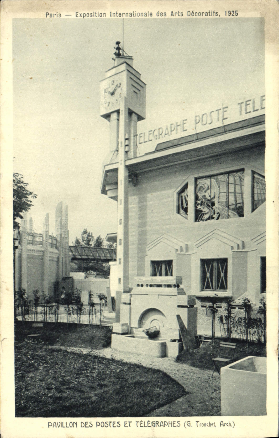 CPA Paris Exposition Internationale Des Arts Decoratifs 1925 Pavillon des Postes et Telegraphes 
