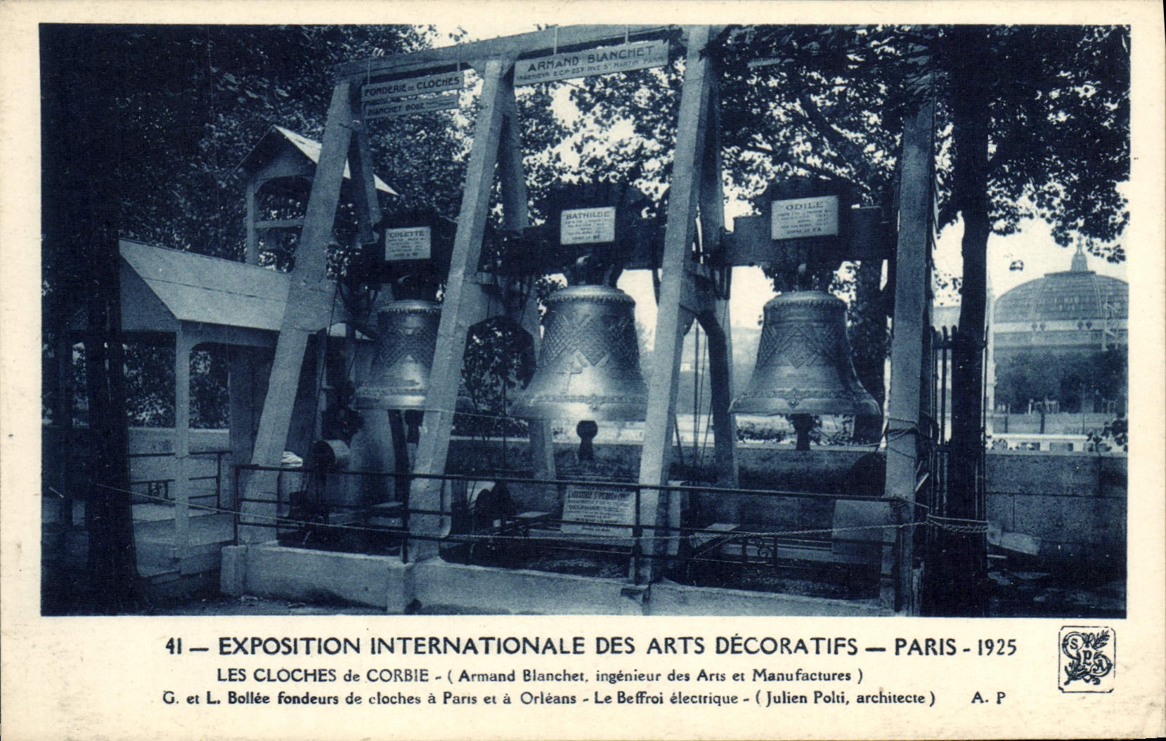 CPA Paris Exposition Internationale Des Arts Decoratifs 1925 Les Cloches de Corbie