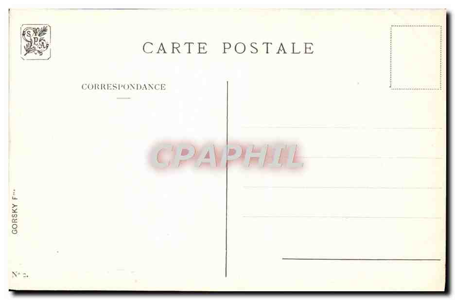 CPA Paris Exposition Internationale Des Arts Decoratifs 1925 Jardin et maison de the Corcellet  — Rückseite