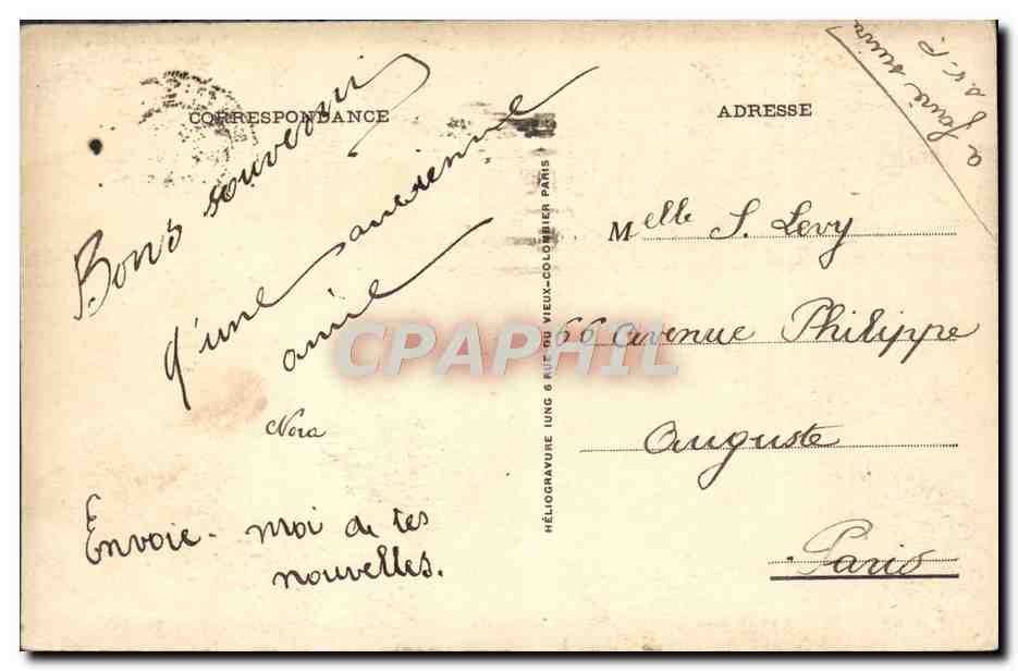 CPA Paris Exposition Internationale Des Arts Decoratifs 1925 Pavillon Pomone — Verso