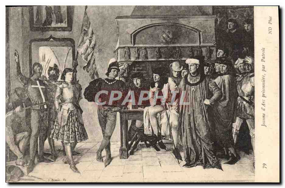 CPA Jeanne d'Arc Prisonniere Par Patrois