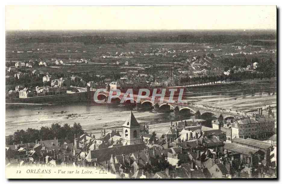 CPA Orleans Vue Sur La Loire