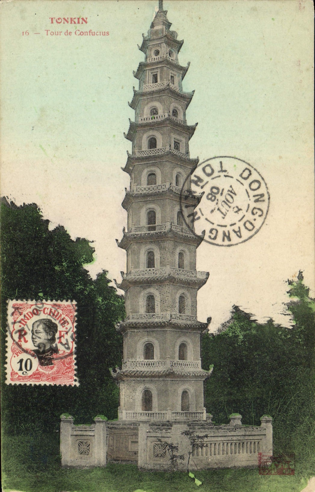Tour de Confucius — Tonkin — Éditeur inconnu, n° 16