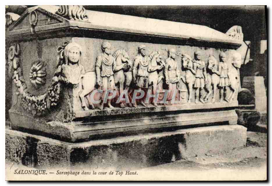 CPA Salonique Sarcophage Dans La Cour De Top Hane