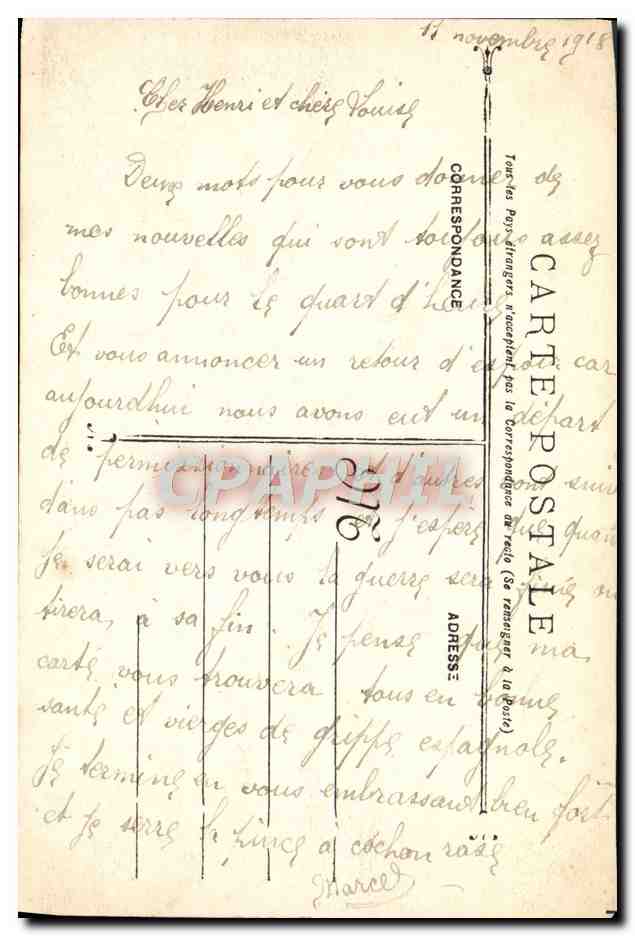 Salonique — vue de la mosquée de la rue des Quatre-Quarts — éditeur inconnu — Rückseite
