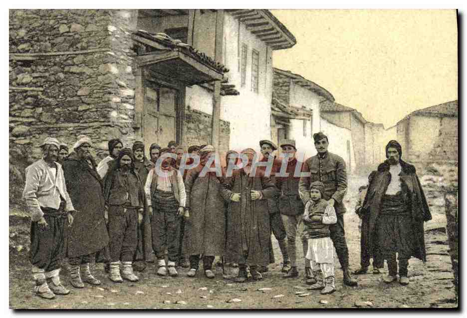 Groupe de personnes — Salonique — Production italienne