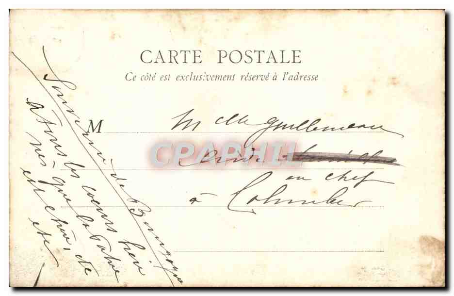 CPA Tonnerre Ancien Hotel Dieu Mausolee Du Marquis De Louvois — Rückseite
