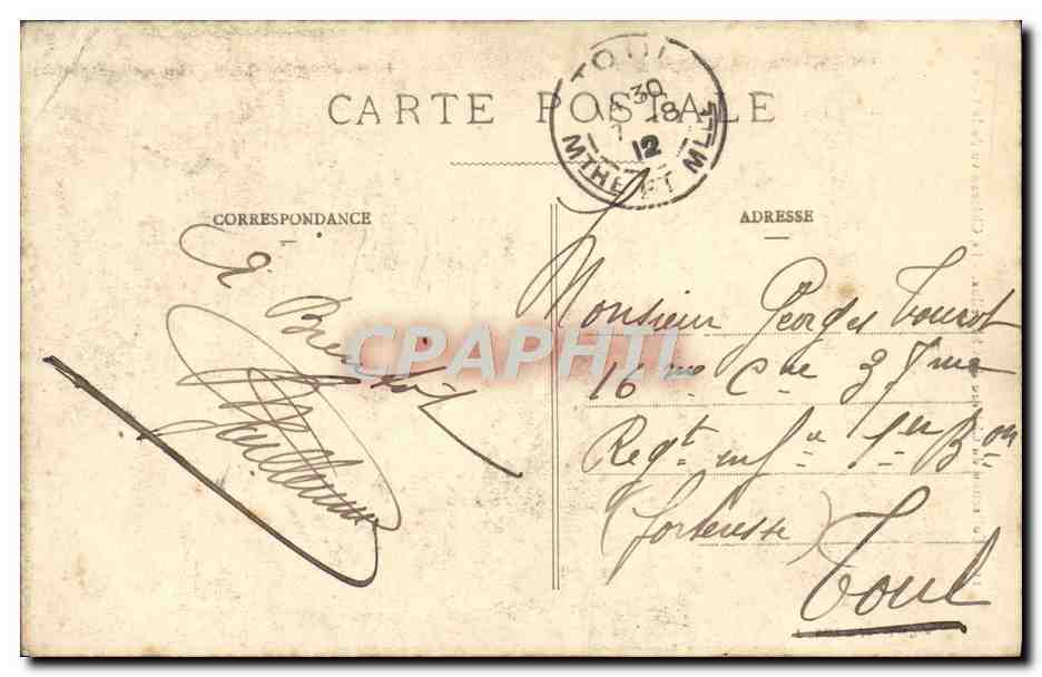 Château de Chastellux — vu de la Cure — Polhain, éditeur, Avallon — Verso