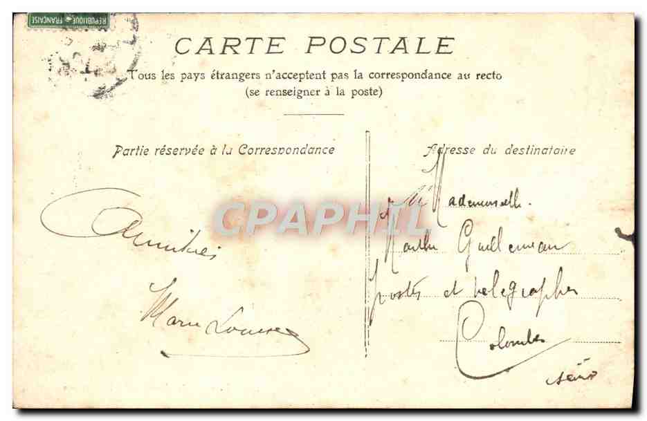 CPA Tonnere Vue Prise De Chamboudan — Rückseite