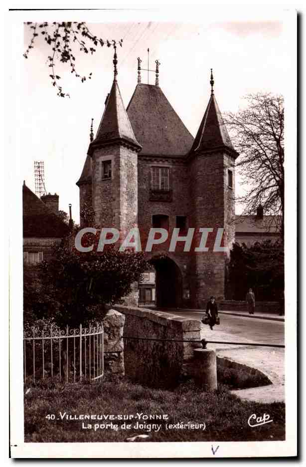 Villeneuve-sur-Yonne — La porte de Joigny (extérieur) — Édition Rollin