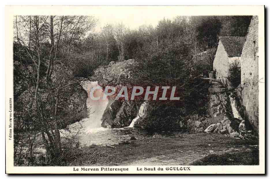 CPA Le Morvan Pittoresque Le Saut Du Gouloux