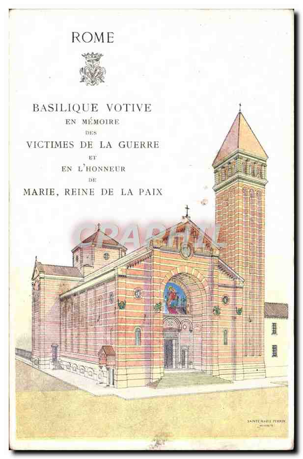 CPA Rome Basilique Votive En Memoire Victimes De La Guerre
