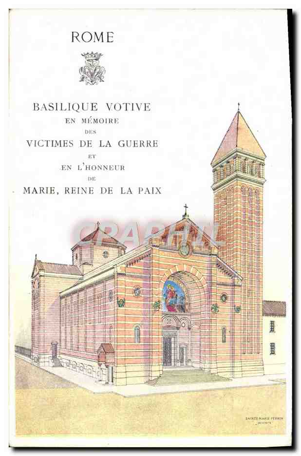 CPA Rome Basilique Votive En Memoire Victimes De La Guerre