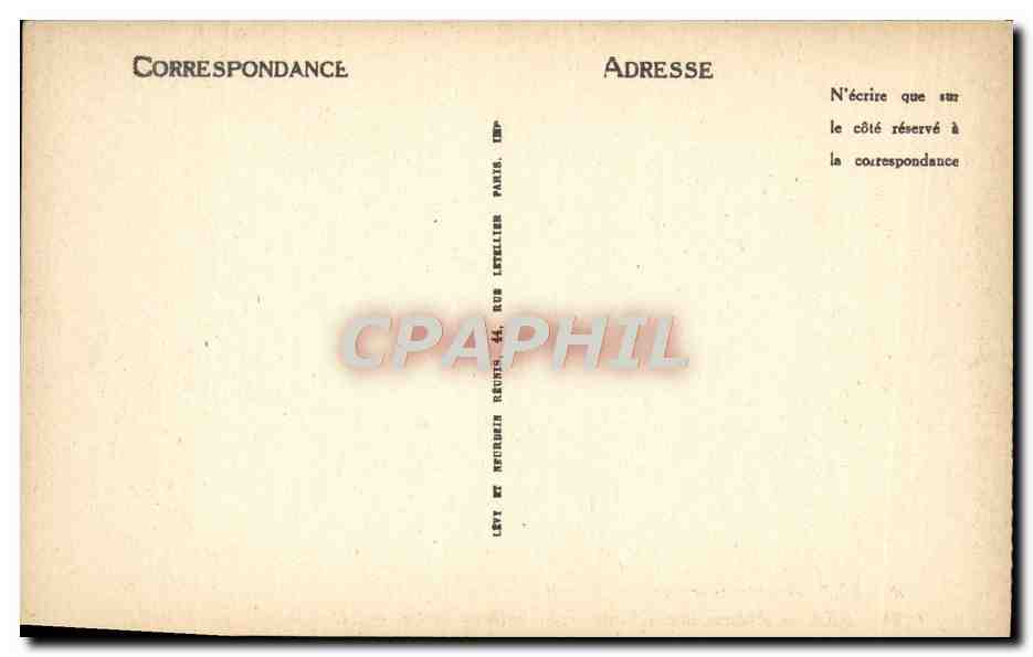 CPA Fez Cour De La Mosquee Moulay Idris — Rückseite