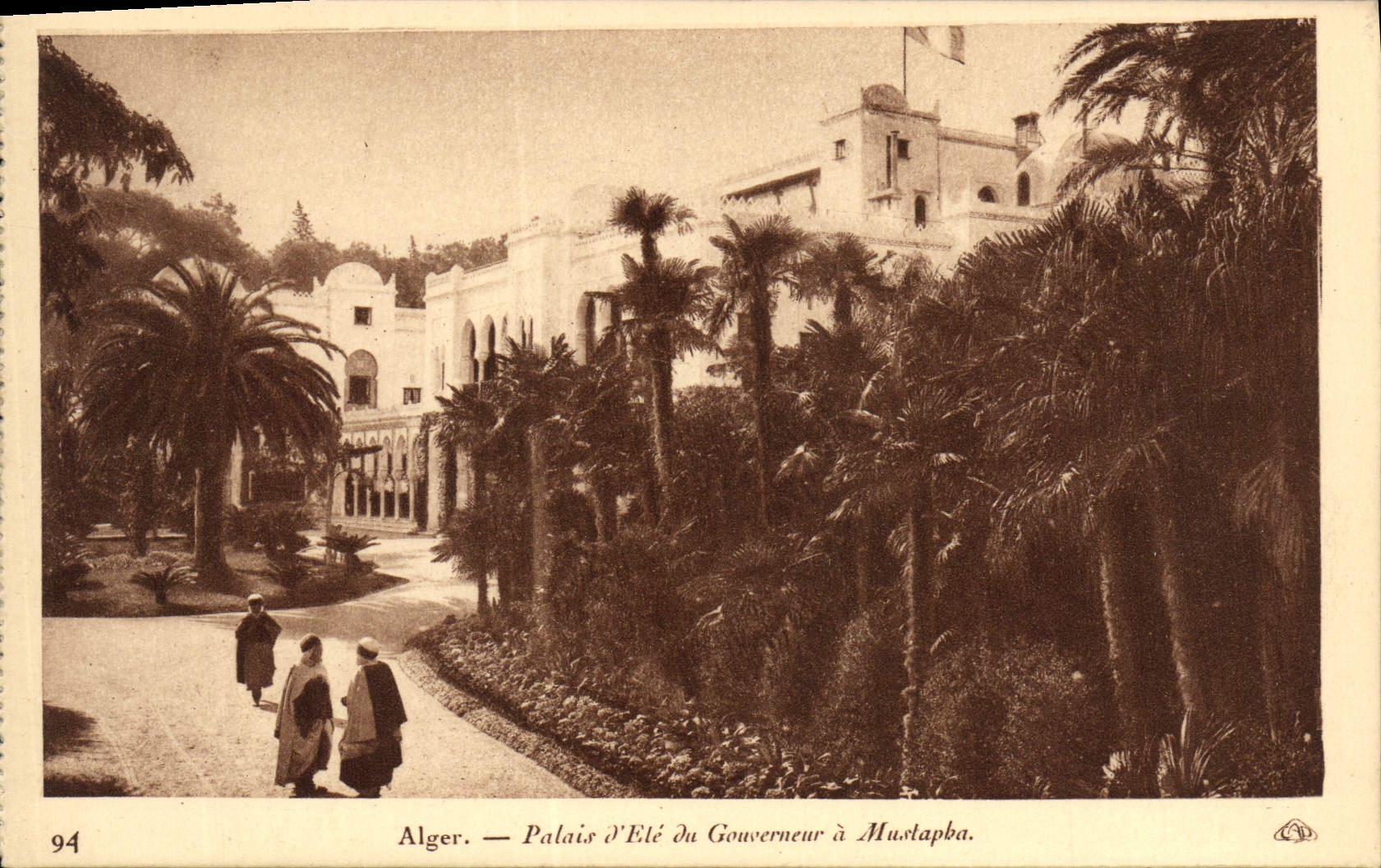 Alger — Palais d'Elé du Gouverneur à Mustapha