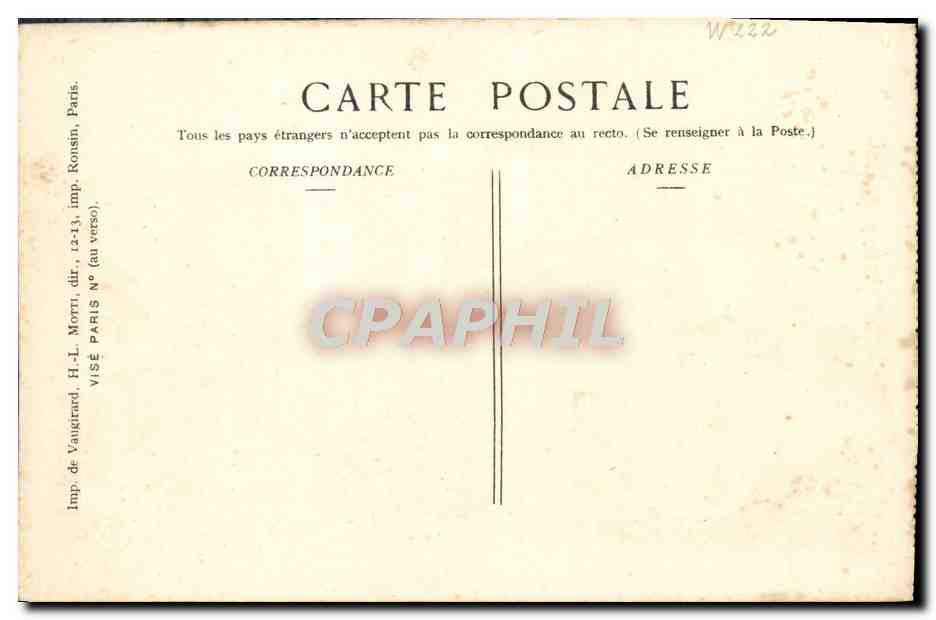 SOMMESOUS — Coiffe-fort éventré dans la rue — Ed. Pays de France, n°120 — Rückseite