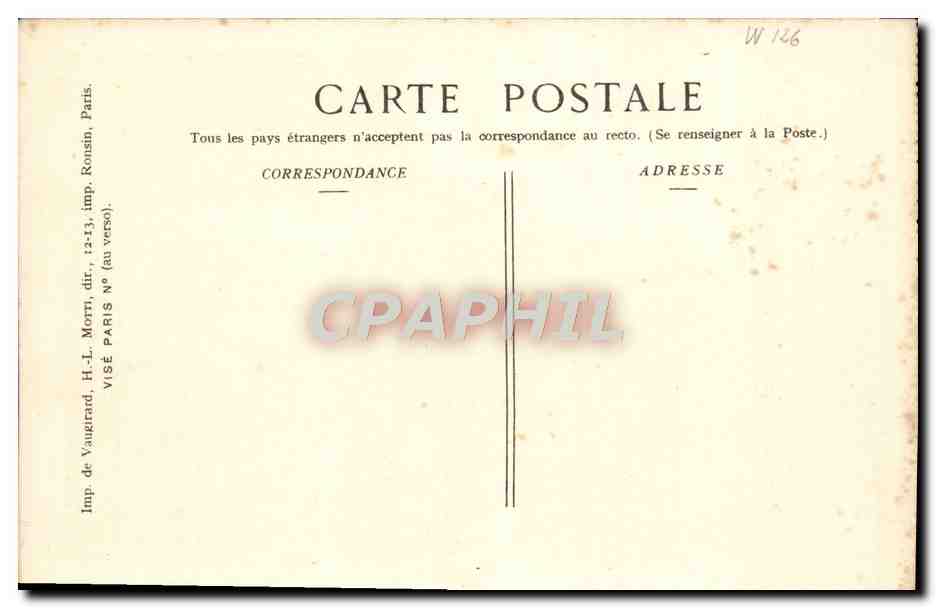 CPA Guerre Gerbeviller Une Rue En Ruines Militaria — Rückseite