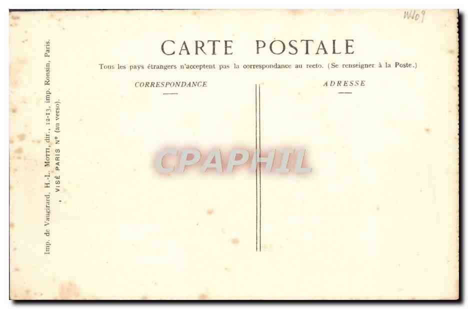 CPA Guerre Revigny Suite D'Un Bombardement Militaria  — Rückseite