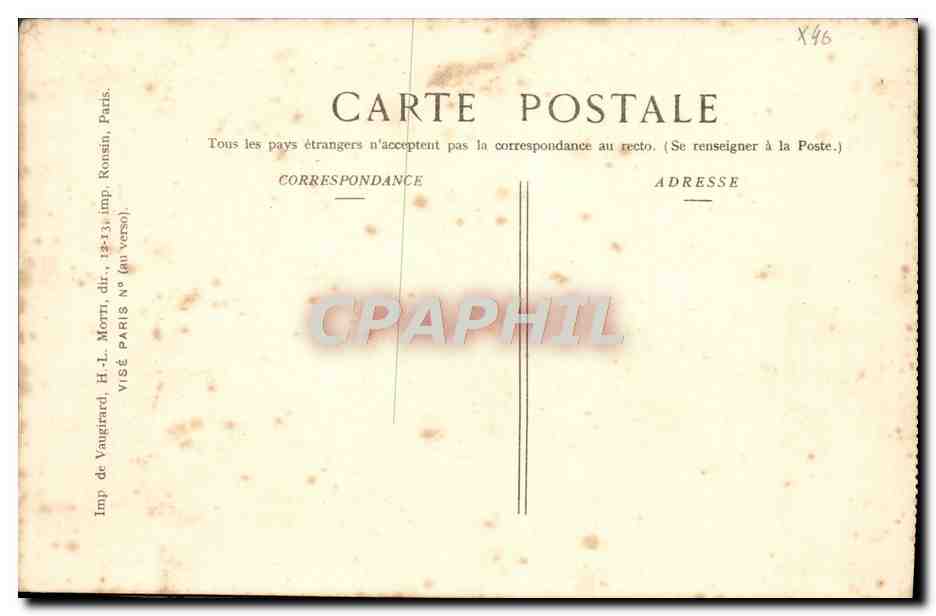 CPA Guerre Gerbeviller Interieur De l'Eglise Militaria — Rückseite