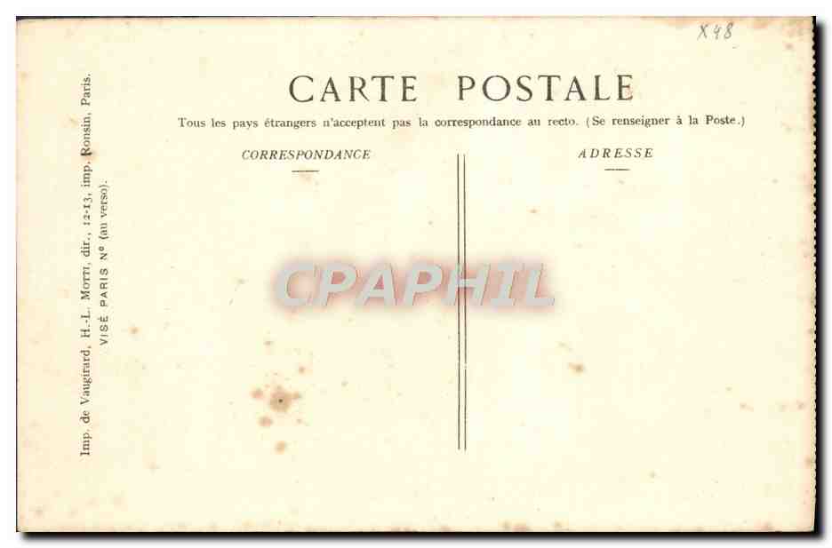 CPA Guerre Sommesous Les Cloches — Rückseite
