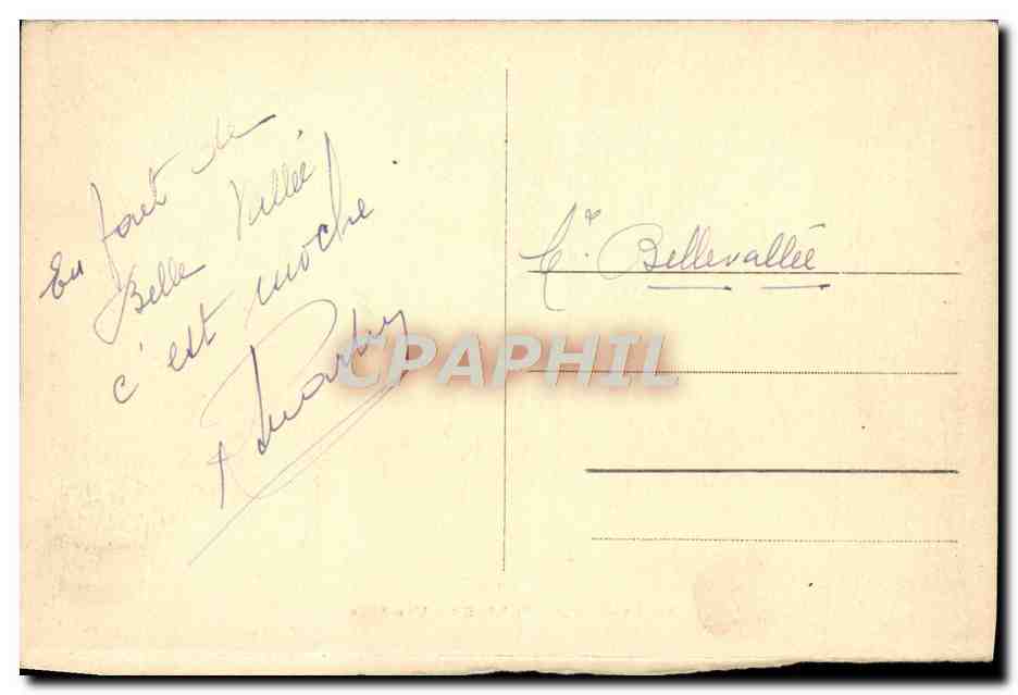 CPA Camp d'Oberhoffen Une Allee Militaria Croix Rouge Infirmerie — Rückseite