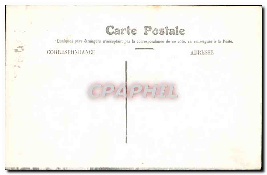 CPA Reims La Cathedrale Motif Central Portail Nord — Verso
