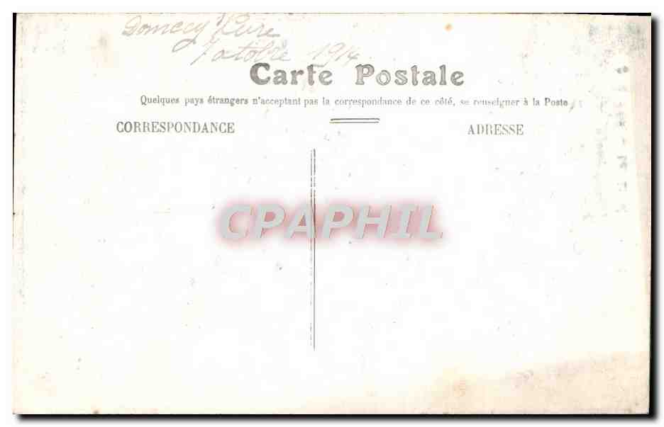 Reims — La Cathédrale : Portail latéral Nord — éditeur non identifié, n° de série 8 — Verso