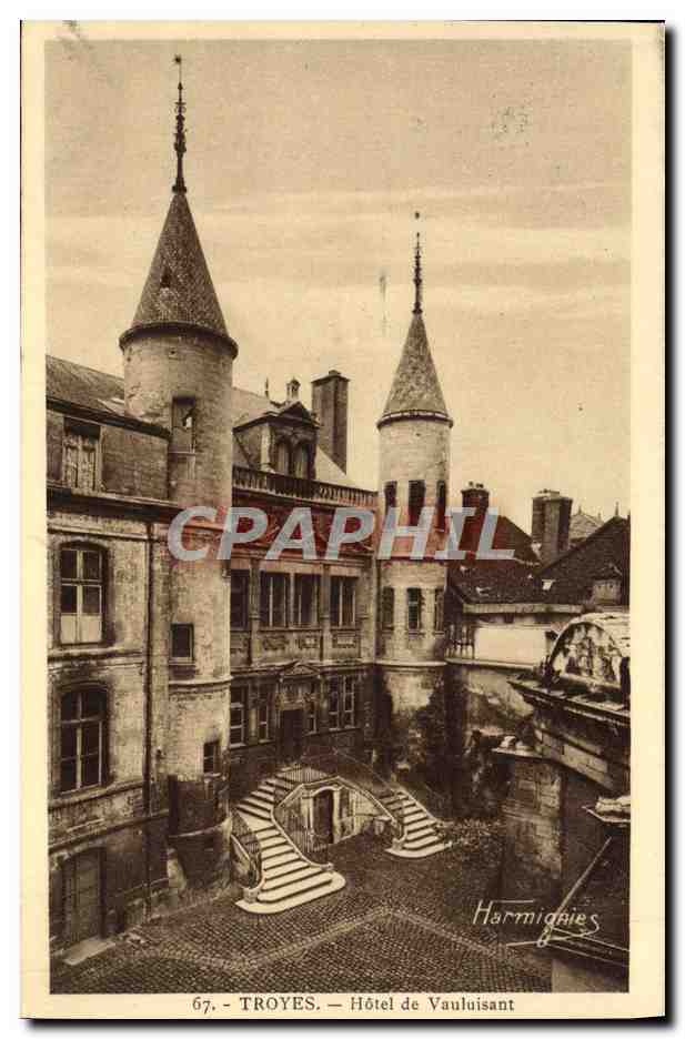 CPA Troyes Hotel De Vauluisant