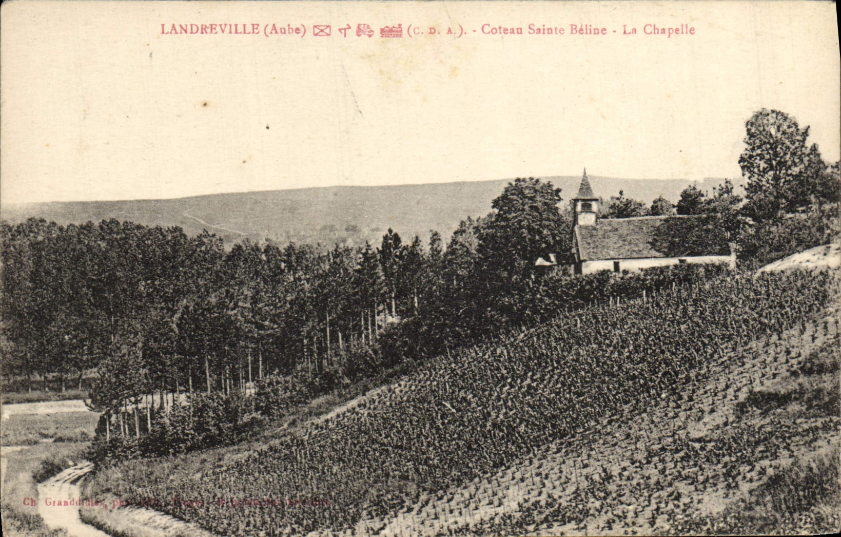 Landreville (Aube) — Hügel Sainte Béline — Die Kapelle — (C.D.A.)